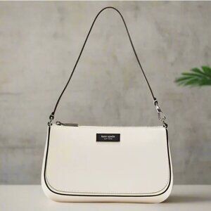 Kate Spade Sam Icon Mini Shoulder Bag White Leather